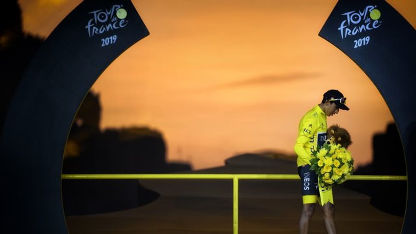Der Kolumbianer Egan Bernal hatte 2019 die Tour de France gewonnen.