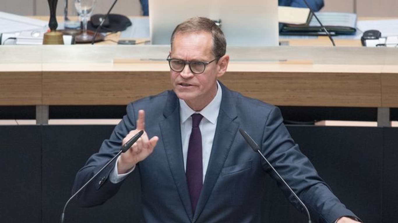 Michael Müller, der Regierende Bürgermeister in Berlin: Heute wird der SPD-Politiker eine Regierungserklärung zur Coronavirus-Krise geben.