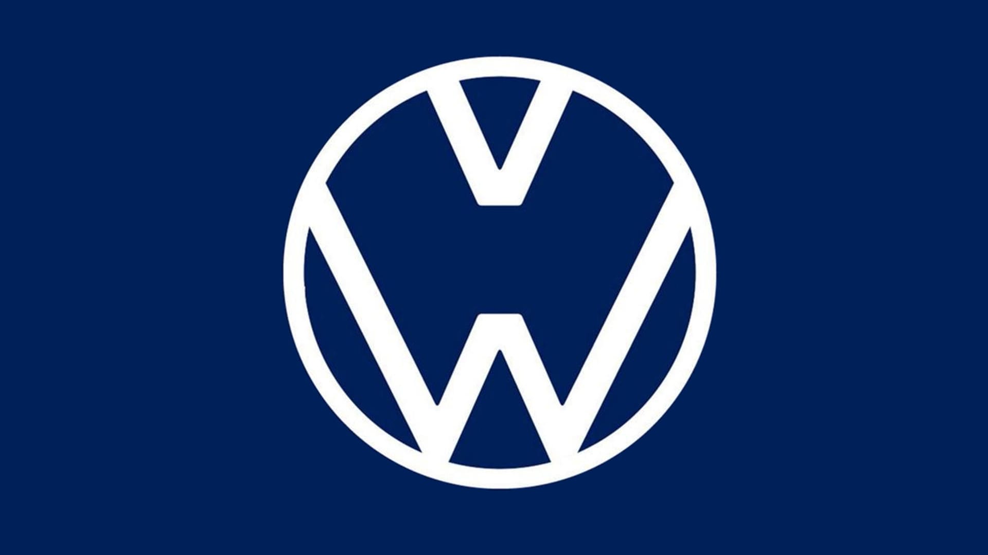 Überarbeitetes VW-Logo: Zusammen mit dem Hinweis "Danke fürs Abstand halten" soll es kurzzeitig auf die Corona-Gefahr hinweisen. Auf den Autos des Konzerns wird es natürlich nicht zu finden sein.