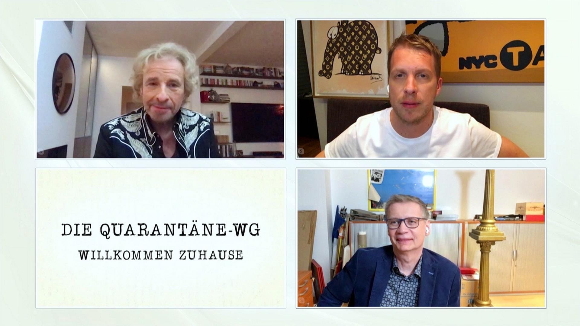 Nach drei Tagen wieder Geschichte: "Die Quarantäne-WG" mit Gottschalk, Pocher und Jauch wird von RTL vorzeitig abgesetzt.