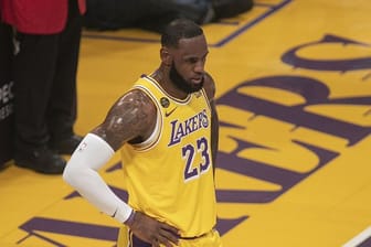 NBA-Superstar LeBron James spielt für die Los Angeles Lakers.
