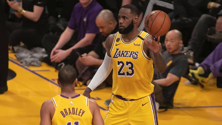 Los Angeles Lakers: LeBron James missfällt die Spielpause gesundheitlich.