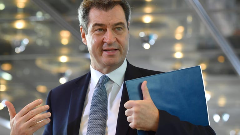 Der bayerische Ministerpräsident Markus Söder: Der CSU-Chef kommt nach Angaben des Instituts Insa auf eine Zustimmung von 156 von 300 möglichen Punkten.