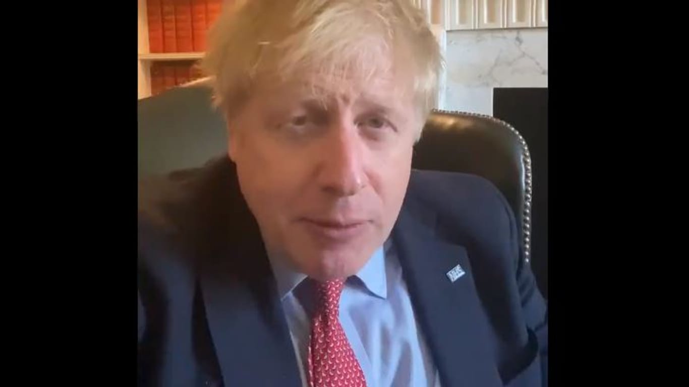 Der britische Permier Boris Johnson: Auf Twitter berichtete er von seinen Symptomen.