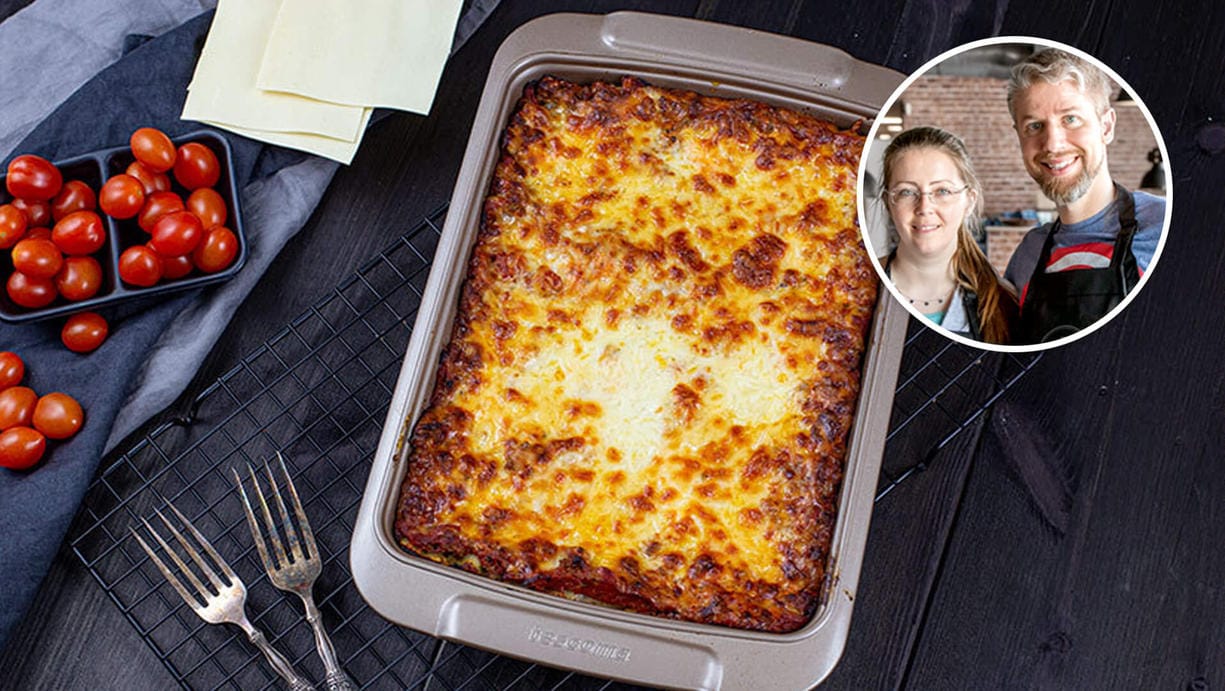 Lasagne: Die richtige Schichtung ist wichtig.