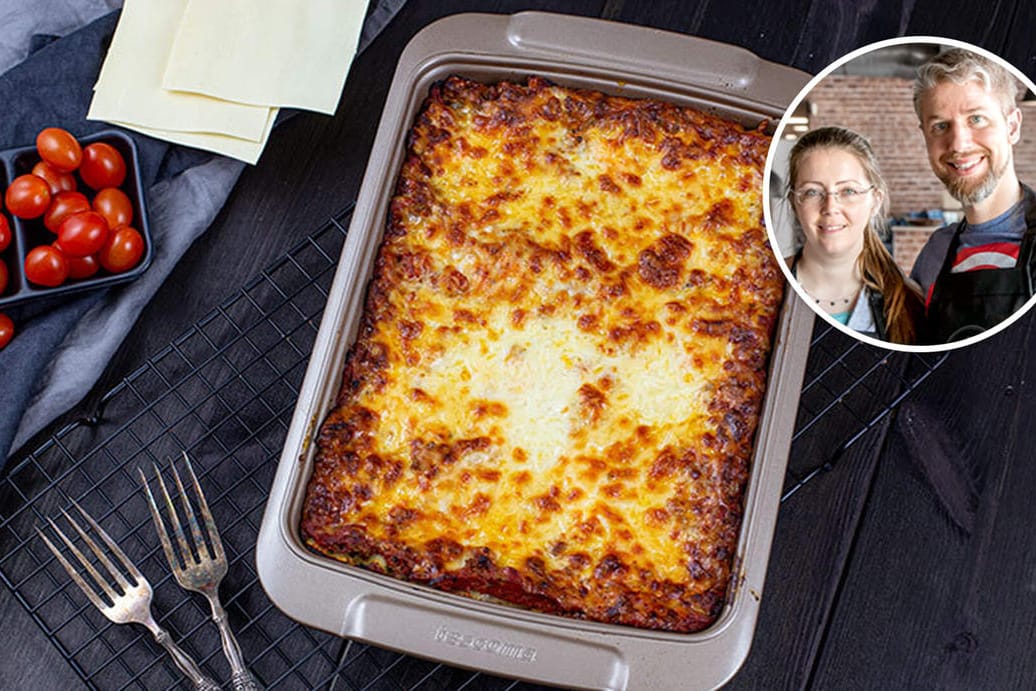 Lasagne: Die richtige Schichtung ist wichtig.