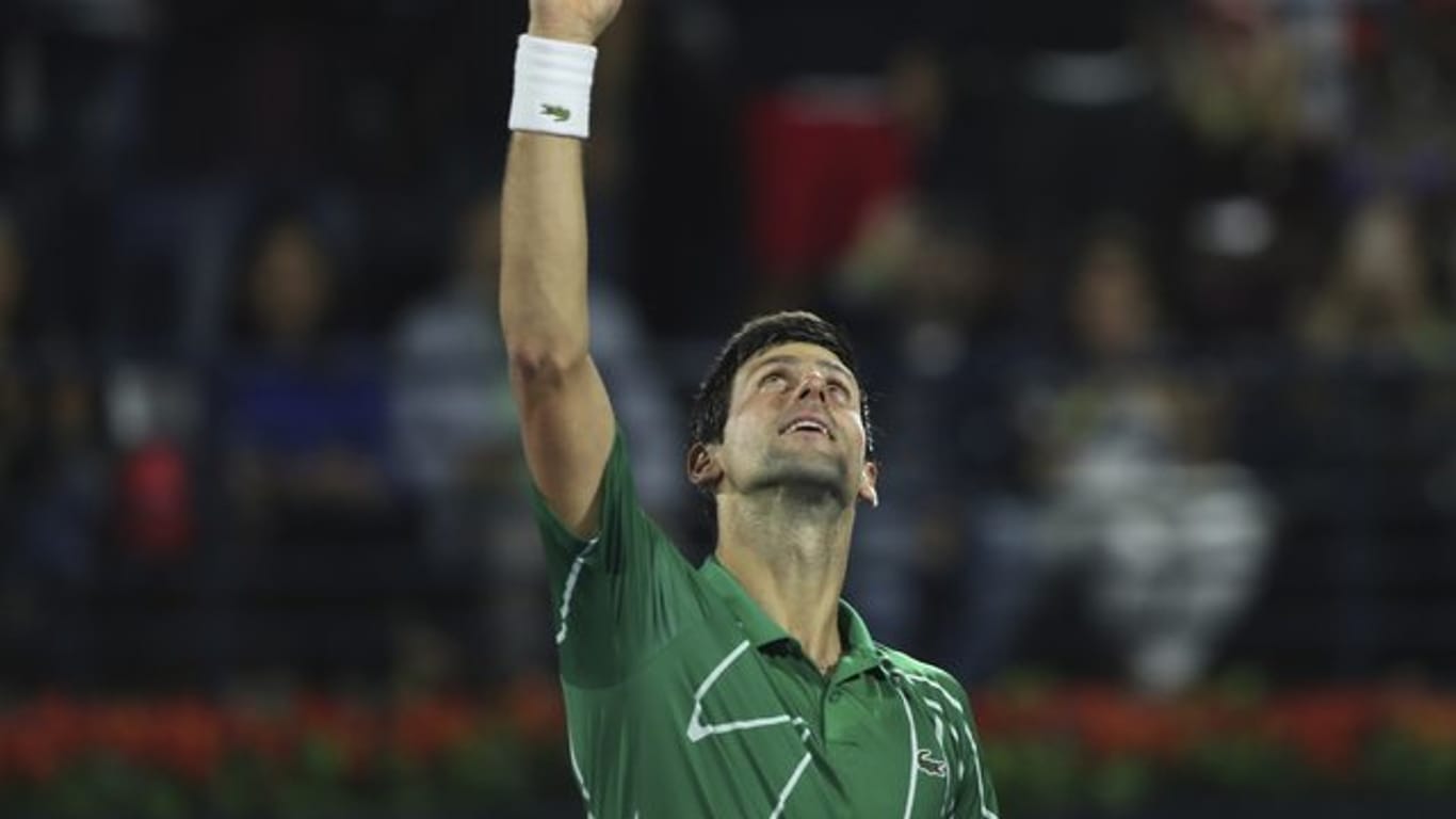 Leistet auch einen finanziellen Beitrag in der Corona-Krise: Tennis-Ass Novak Djokovic.