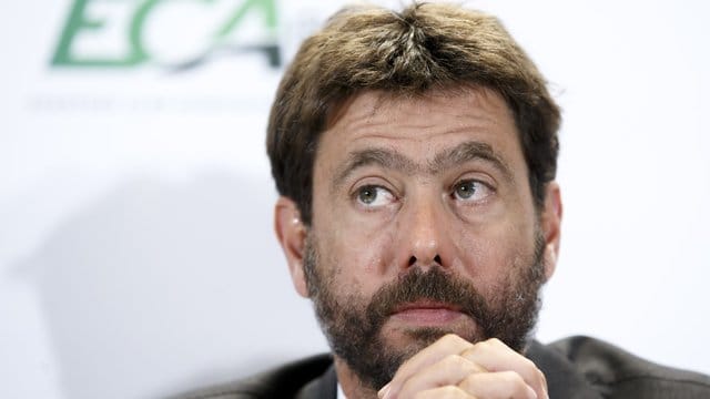 Andrea Agnelli ist der Präsident der Europäischen Fußball-Clubvereinigung (ECA). Andrea Agnelli ist der Präsident der Europäischen Fußball-Clubvereinigung (ECA).