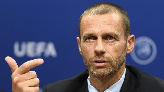 Als Krisen-Manager auf der europäischen Fußball-Bühne gefragt: UEFA-Boss Aleksander Ceferin. Als Krisen-Manager auf der europäischen Fußball-Bühne gefragt: UEFA-Boss Aleksander Ceferin.