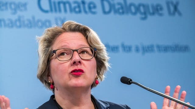 Will den Petersberger Klimadialog ins Netz verlegen: Umweltministerin Svenja Schulze (SPD). Will den Petersberger Klimadialog ins Netz verlegen: Umweltministerin Svenja Schulze (SPD).