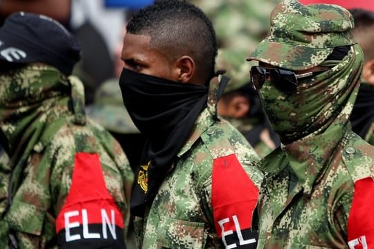 Rebellen der kolumbianischen Guerillagruppe ELN.