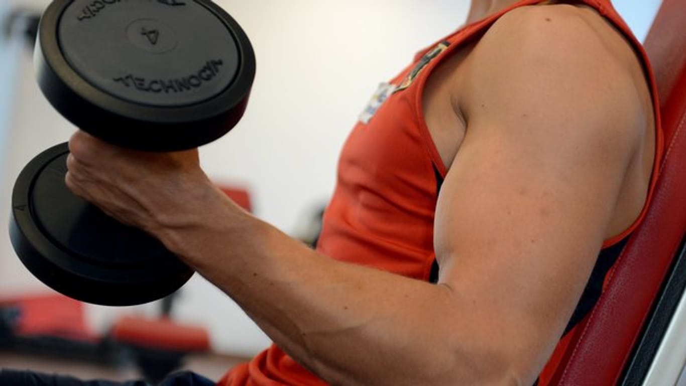 Für den Aufbau und Erhalt von Muskelmasse ist das Training mit Gewichten unerlässlich.