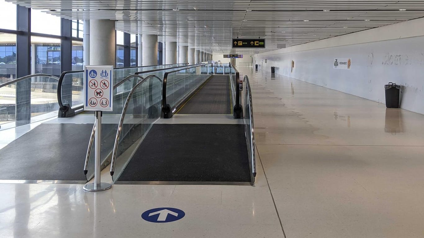 Flughafen Panama-Stadt: Keine Flüge bedeutet auch keine Besucher.