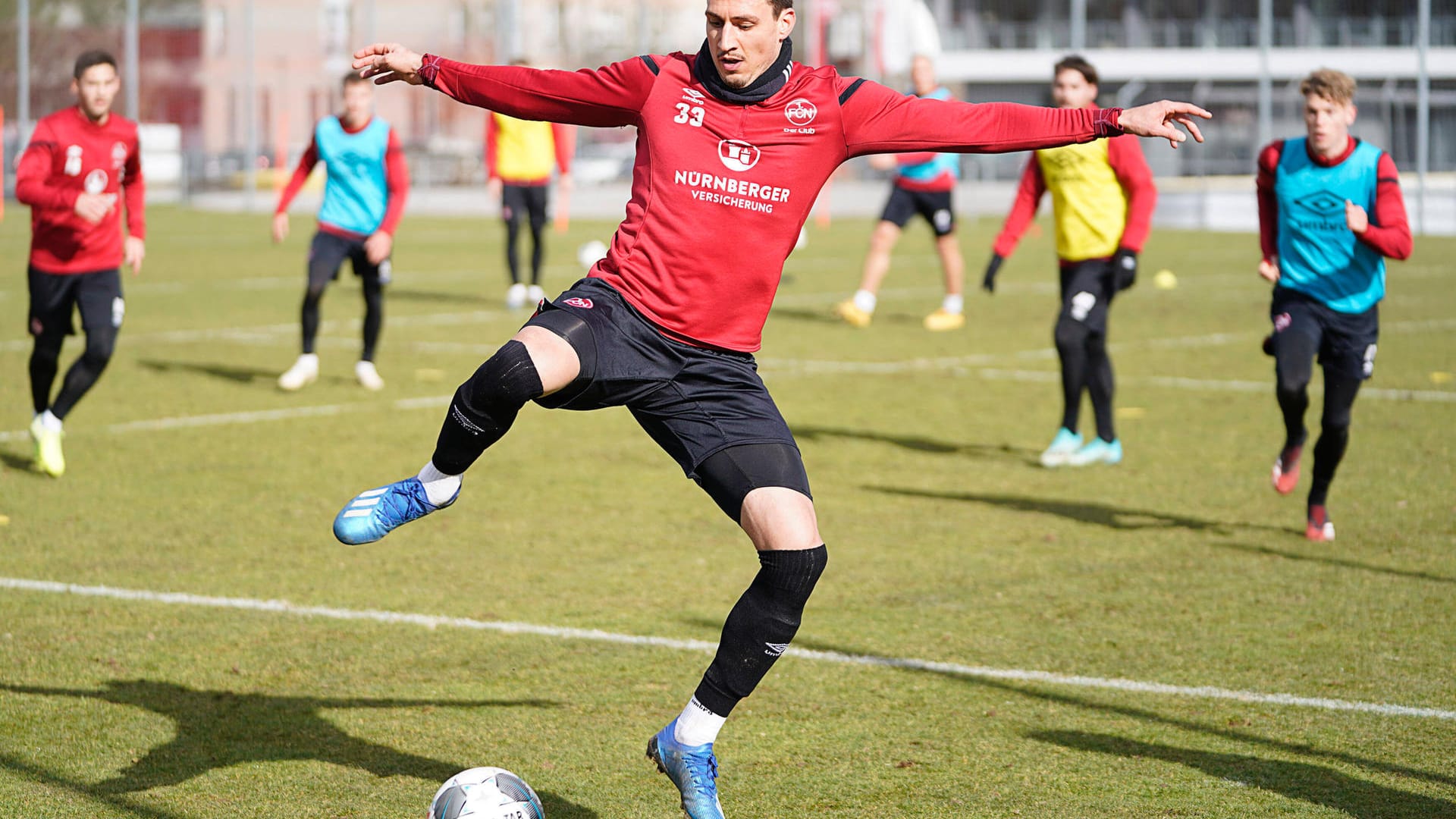 Training beim 1.FC Nürnberg: Wann der "Club" wieder Mannschaftstraining am Valznerweiher Sportpark macht, steht noch nicht fest.