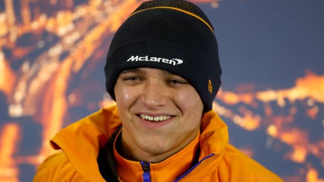 Wird sich eine Glatze schneiden lassen: Formel-1-Fahrer Lando Norris von McLaren.