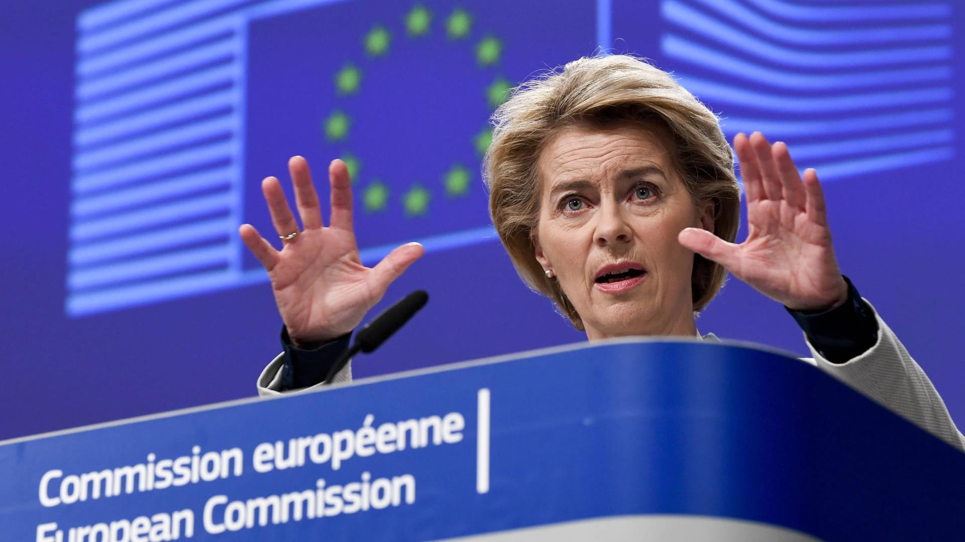 Watte statt Werte: Ursula von der Leyen findet keinen klaren Kurs zur Verteidigung europäischer Prinzipien.