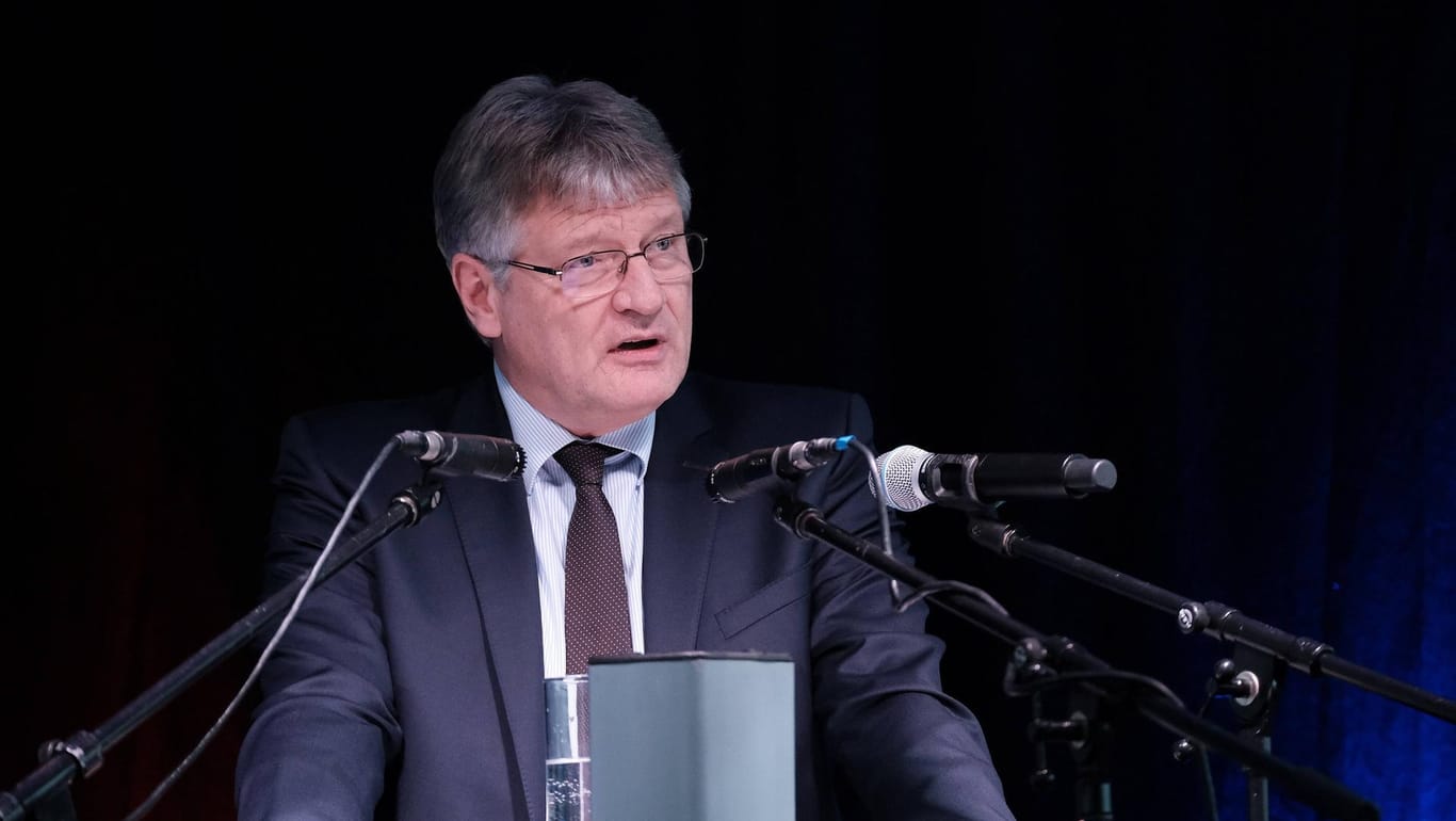 Der AfD-Vorsitzende Jörg Meuthen: Erstmals hat Meuthen eine mögliche Abspaltung des rechtsnationalen Flügels um Björn Höcke ins Spiel gebracht.