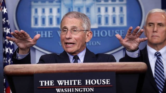 Anthony Fauci, Direktor des Nationalen Instituts für Infektionskrankheiten. Anthony Fauci, Direktor des Nationalen Instituts für Infektionskrankheiten.