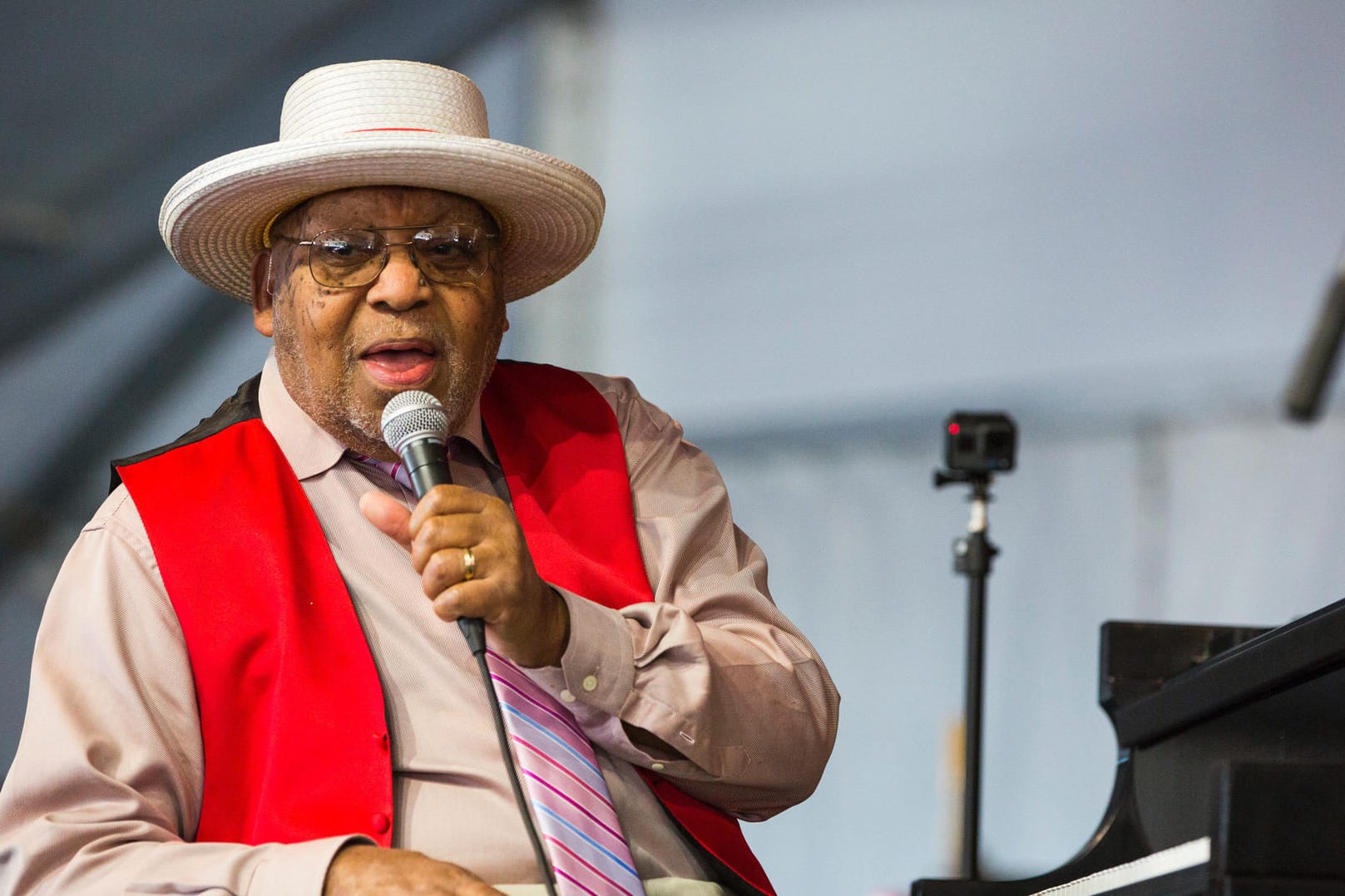 Ellis Marsalis während des New Orleans Jazz & Heritage Festival. Nun starb er an den Folgen des Coronavirus.