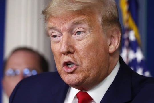Möchte keine Maske tragen: US-Präsident Donald Trump.