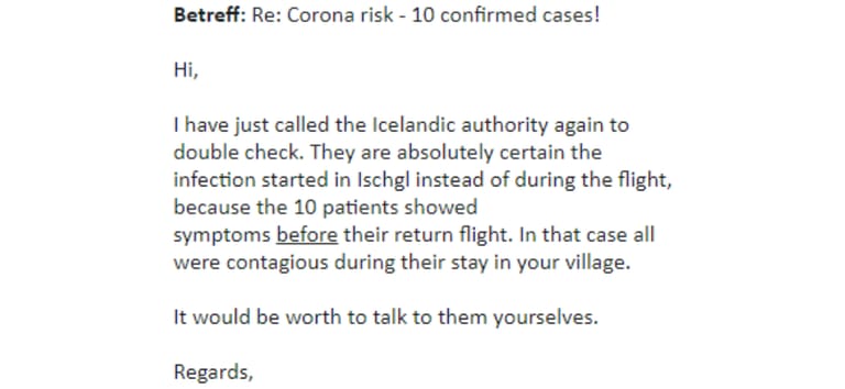 "Sie sind sich absolut sicher": Die Niederländerin hatte sich noch einmal in Island versichert.