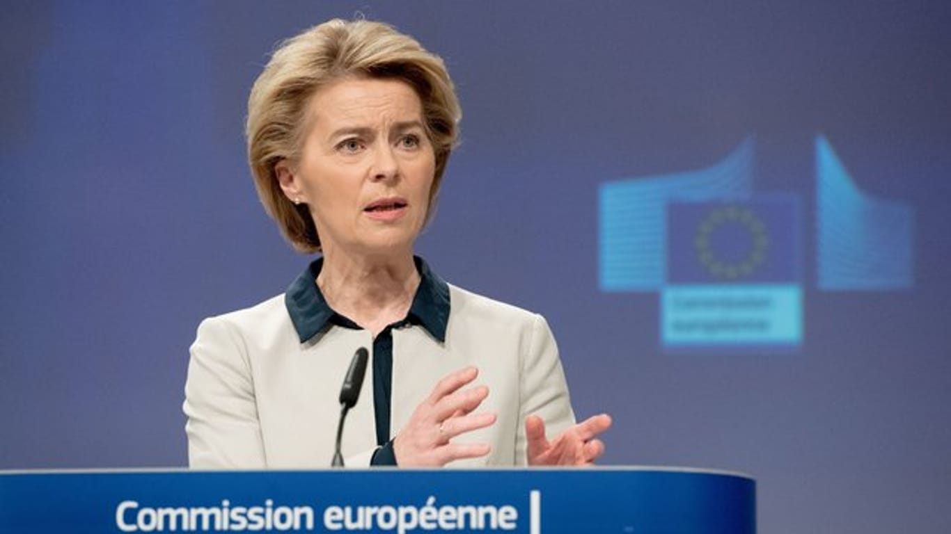 EU-Kommissionspräsidentin Ursula von der Leyen hat sich für einen europäischen "Marshall-Plan" nach historischem Vorbild ausgesprochen.