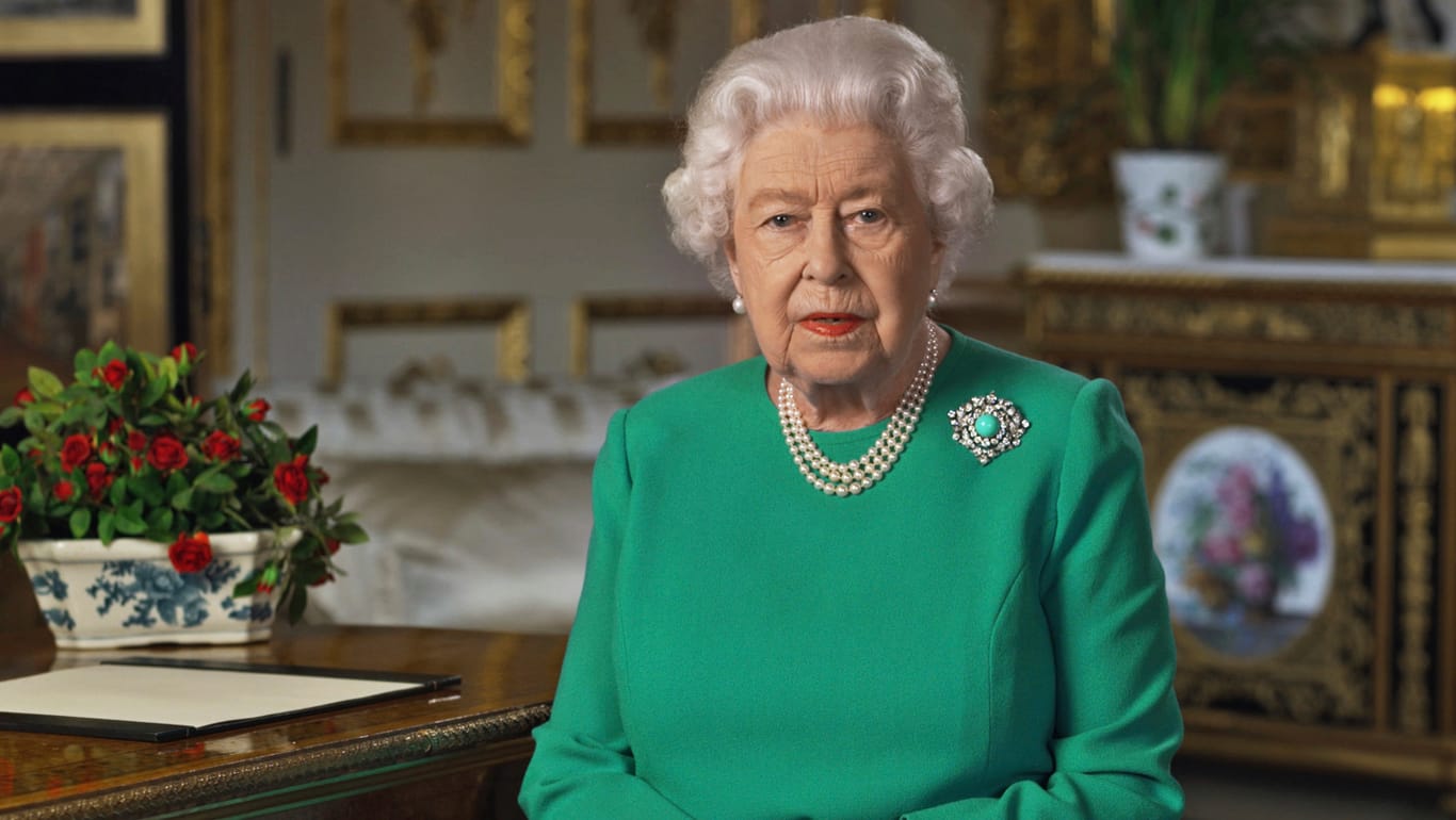 Wegen Corona-Krise: Königin Elizabeth II. wendet sich mit einem Video an das Volk.