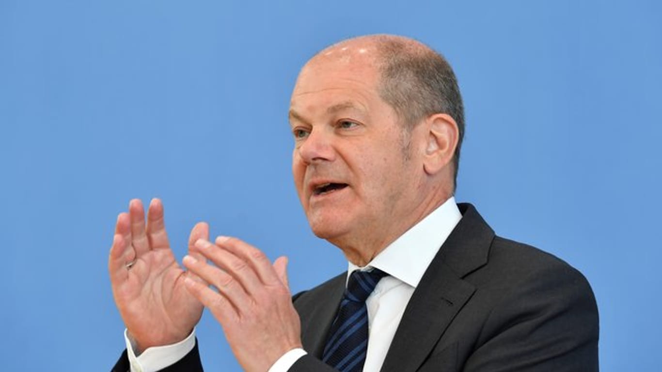 Bundesfinanzminister und Vizekanzler Olaf Scholz.
