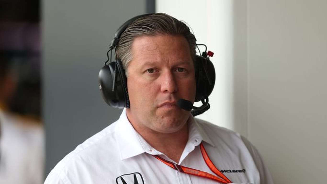 Zak Brown, Motorsport-Chef des britischen Formel1-Rennstalls McLaren.