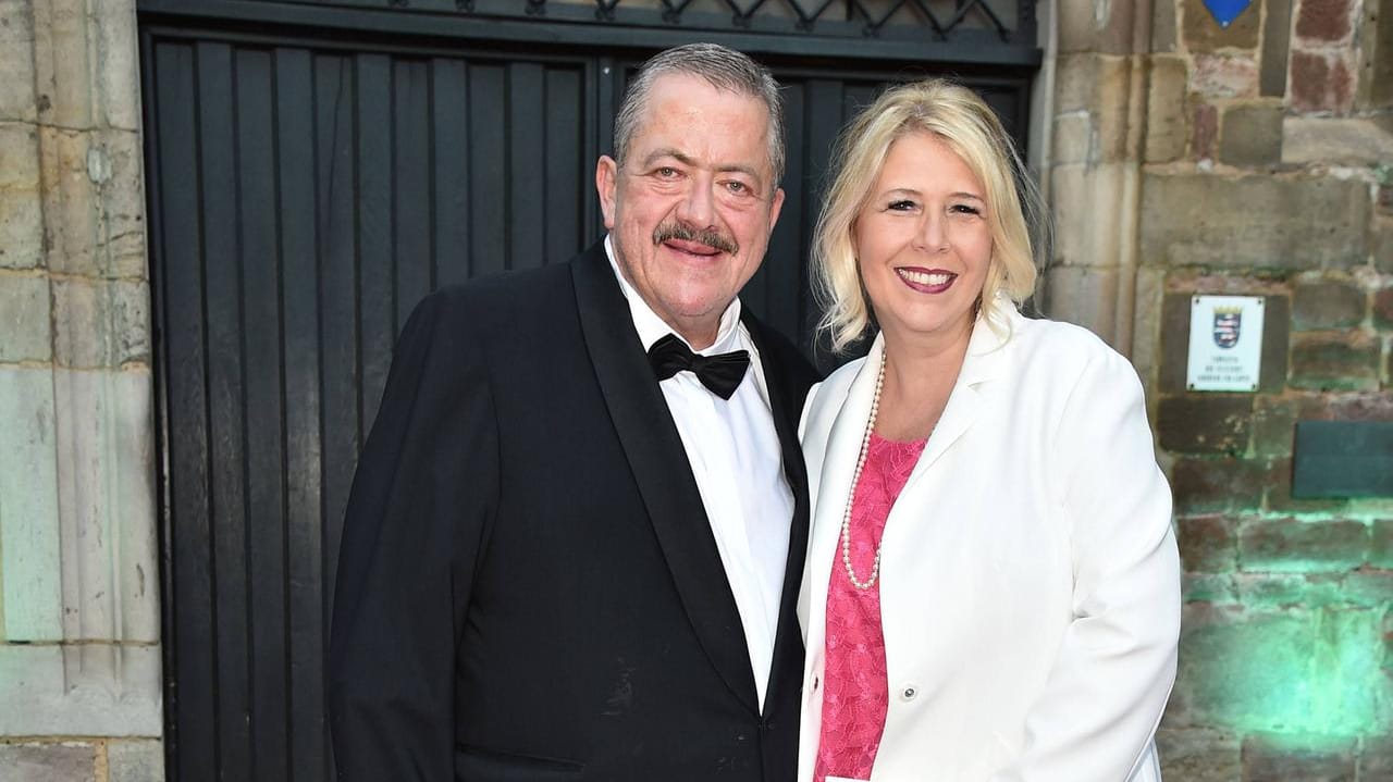 Joseph Hannesschläger und Bettina Geyer bei der Peer Gynt Premiere im Rahmen der Bad Hersfelder Festspiele 2018.