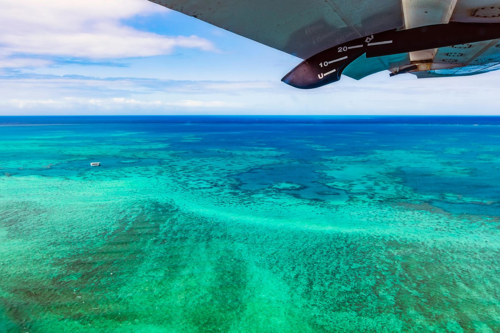 Das Great Barrier Reef in Australien (Symbolbild): Am Südende des Riffs hat es einen tödlichen Haiangriff gegeben.