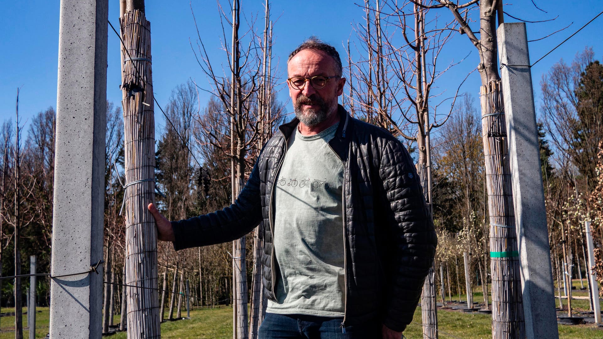 Holger Zahn, Geschäftsführer der Späth'schen Baumschulen: Die älteste Baumschule Deutschlands in Berlin erinnert mit 300 Tulpensorten an ihre Gründung vor 300 Jahren.