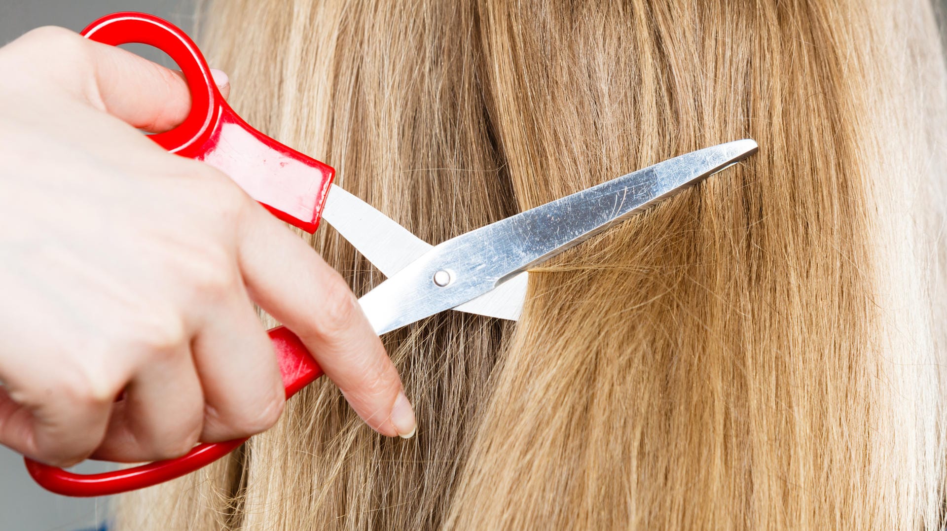 Haare schneiden: Auch wer seine Haare selbst schneidet, sollte nicht ohne das richtige Equipment loslegen. Eine Küchenschere eignet sich nicht dafür.