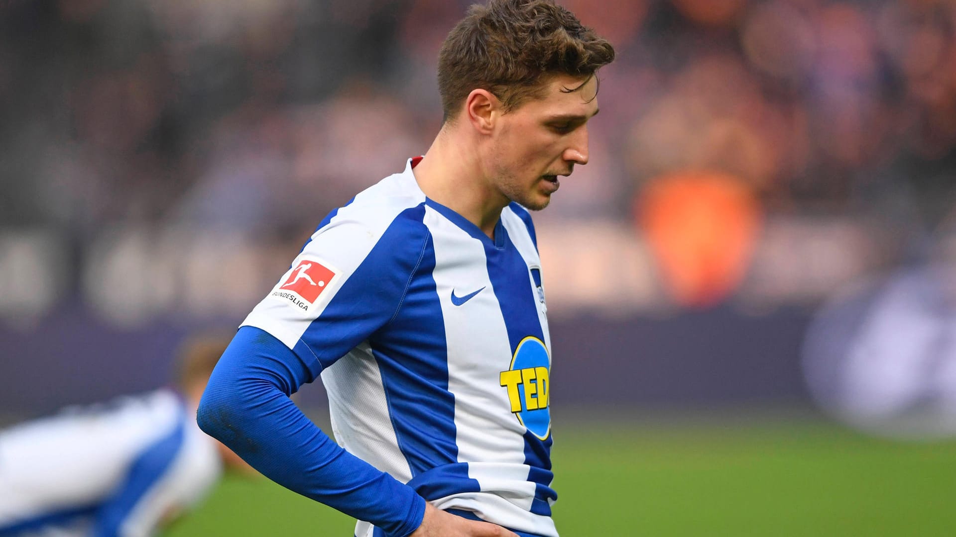 Niklas Stark: Der Hertha-Profi kann vorerst nicht mit der Mannschaft trainieren.