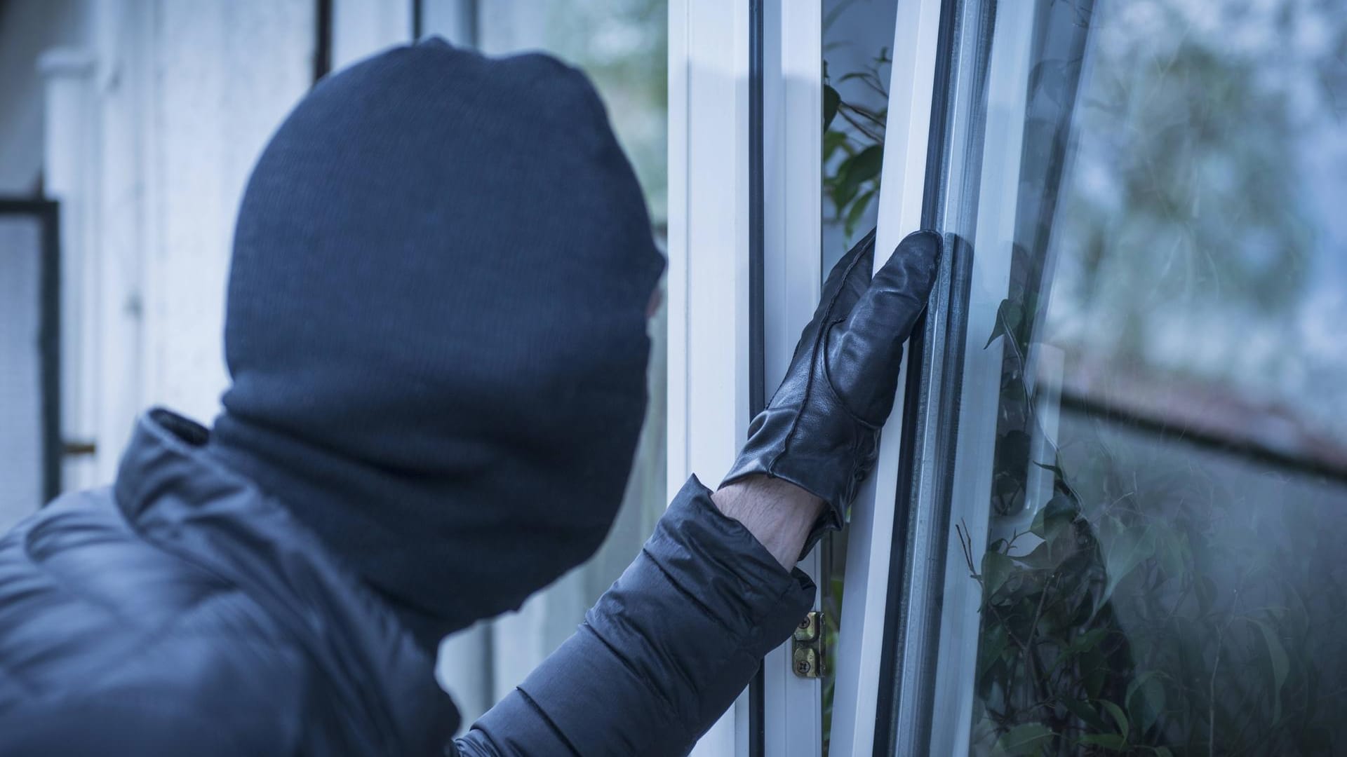 Ein Einbrecher hält seine Hand an einem Fenster (Symbolbild): In Essen hat eine 65-jährige Frau einen Einbrecher in die Hand gebissen. Ein Einbrecher hält seine Hand an einem Fenster (Symbolbild): In Essen hat eine 65-jährige Frau einen Einbrecher in die Hand gebissen.