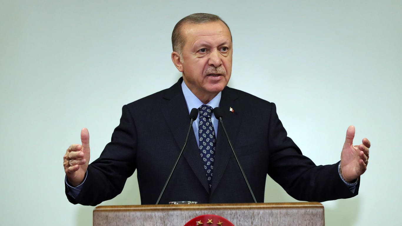 Präsident Erdogan: Er hat den prominenten Moderator Fatih Portakal angezeigt.