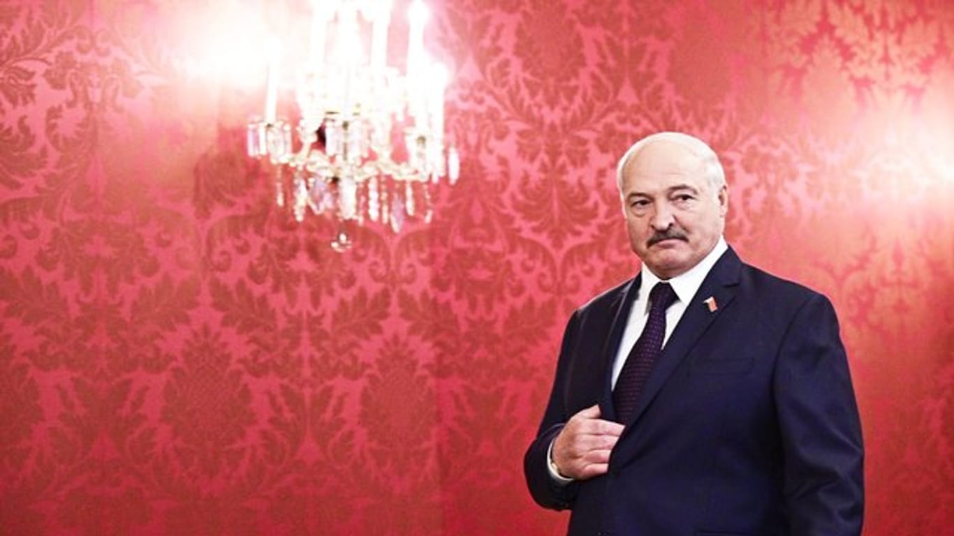 Weißrusslands Präsident Alexander Lukaschenko: "Es gibt hier absolut keine Katastrophe.
