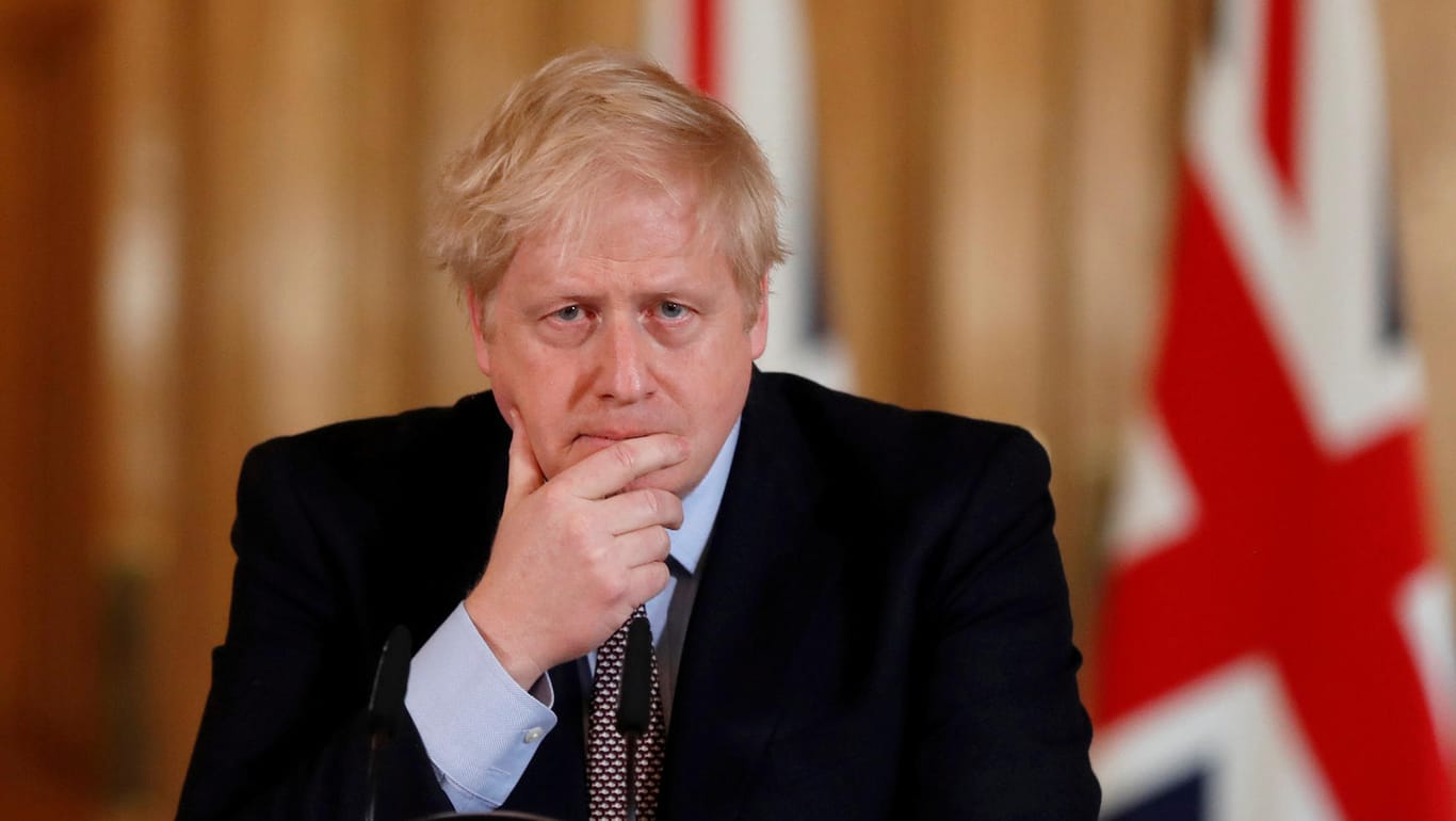 Premier Boris Johnson: Sein Fieber soll nicht mehr so hoch sein, berichten britische Medien.
