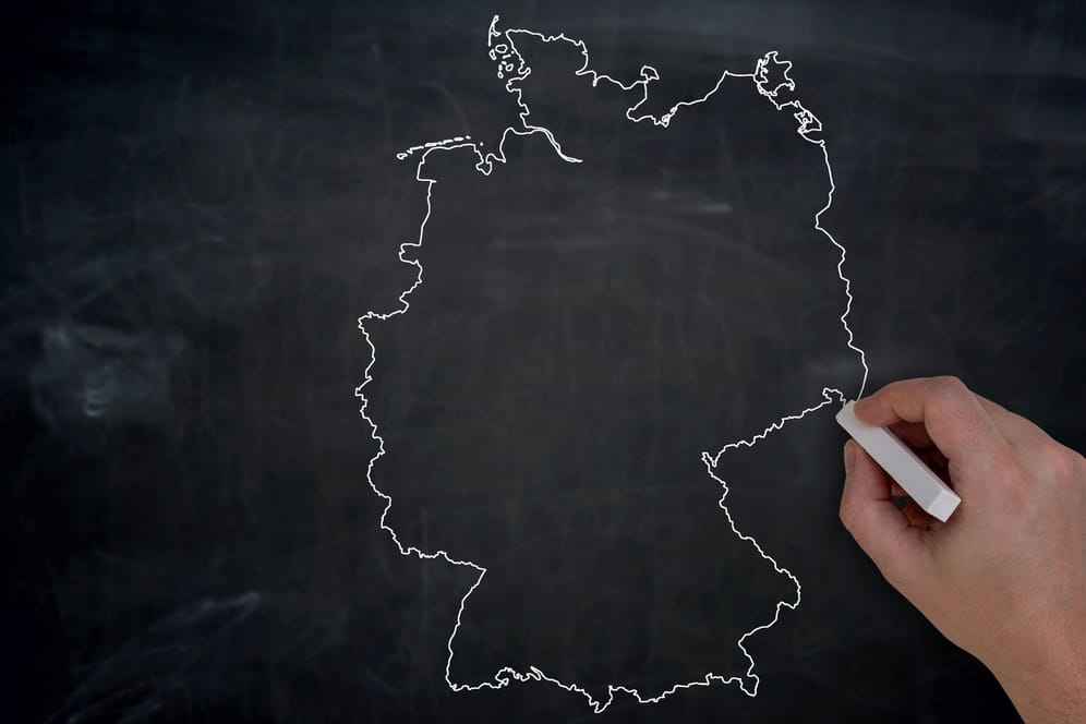 Umriss von Deutschland: Wie gut kennen Sie das Land?