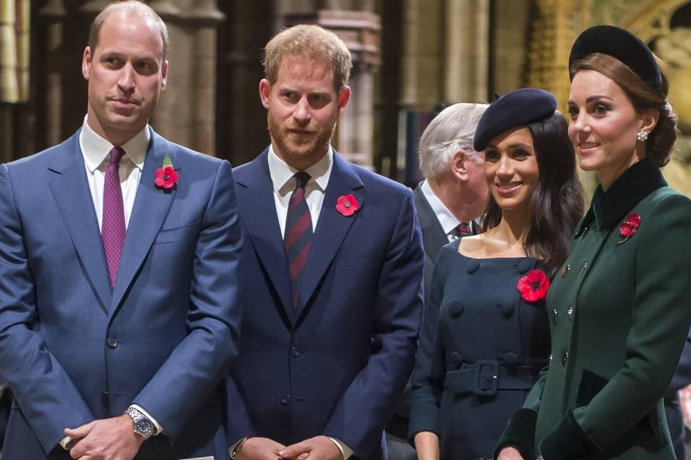 William, Harry, Meghan und Kate: Gemeinsam werden die royalen Paare das diesjährige Osterfest nicht verbringen.