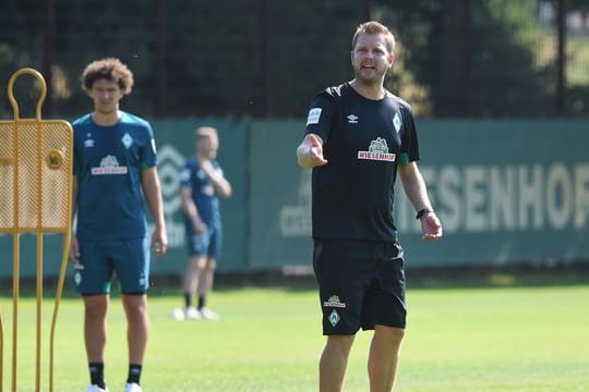 Muss während der Corona-Krise in Sachen Training improvisieren: Werder-Coach Florian Kohfeldt.