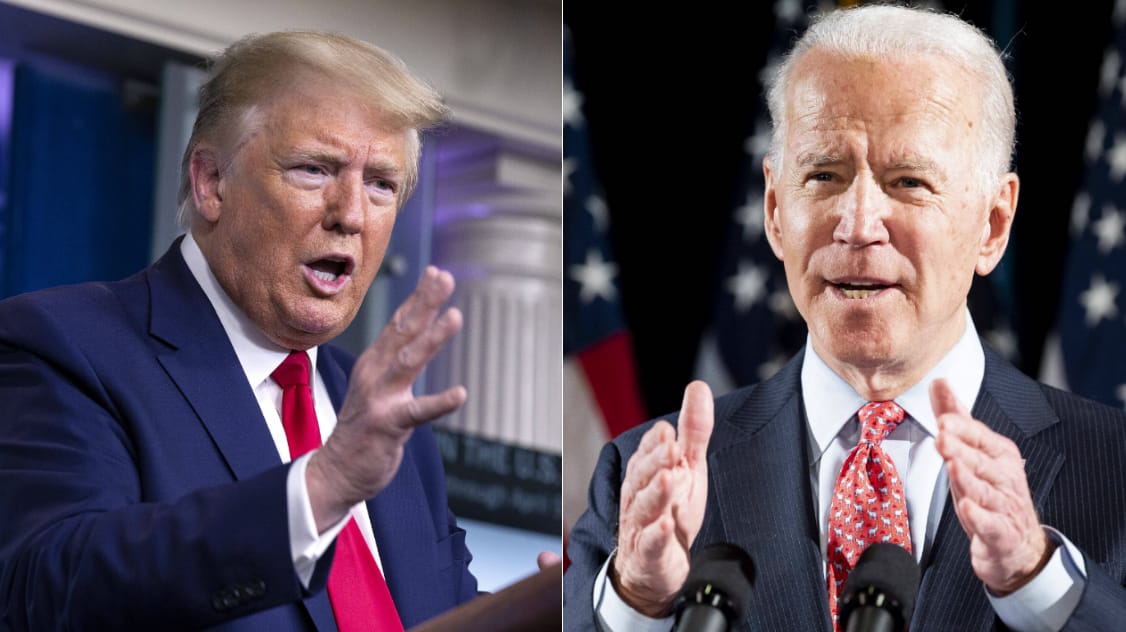 Donald Trump und Joe Biden: Sie sind die wahrscheinlichsten Präsidentschaftskandidaten ihrer Parteien.