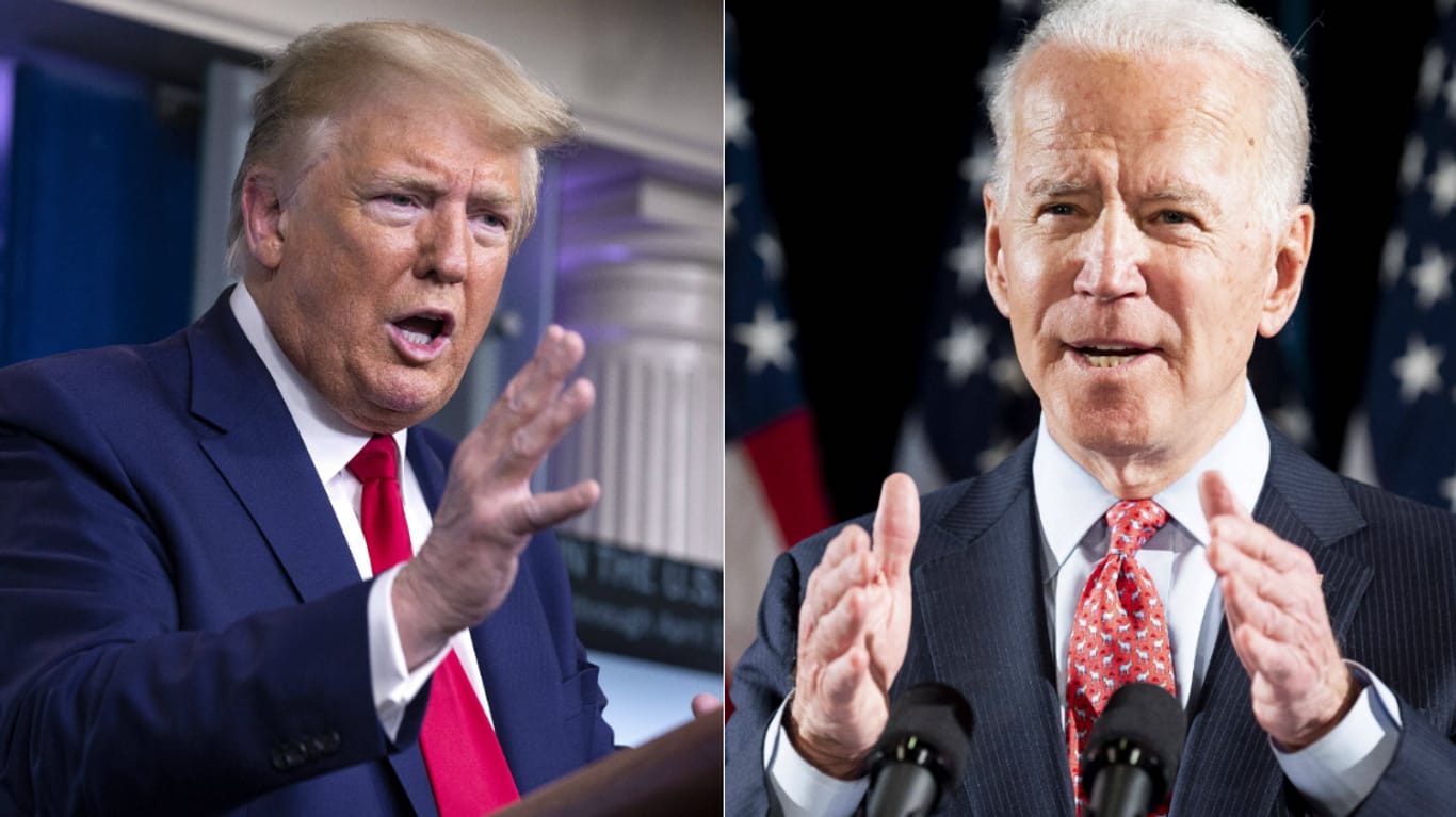 Donald Trump und Joe Biden: Sie sind die wahrscheinlichsten Präsidentschaftskandidaten ihrer Parteien.
