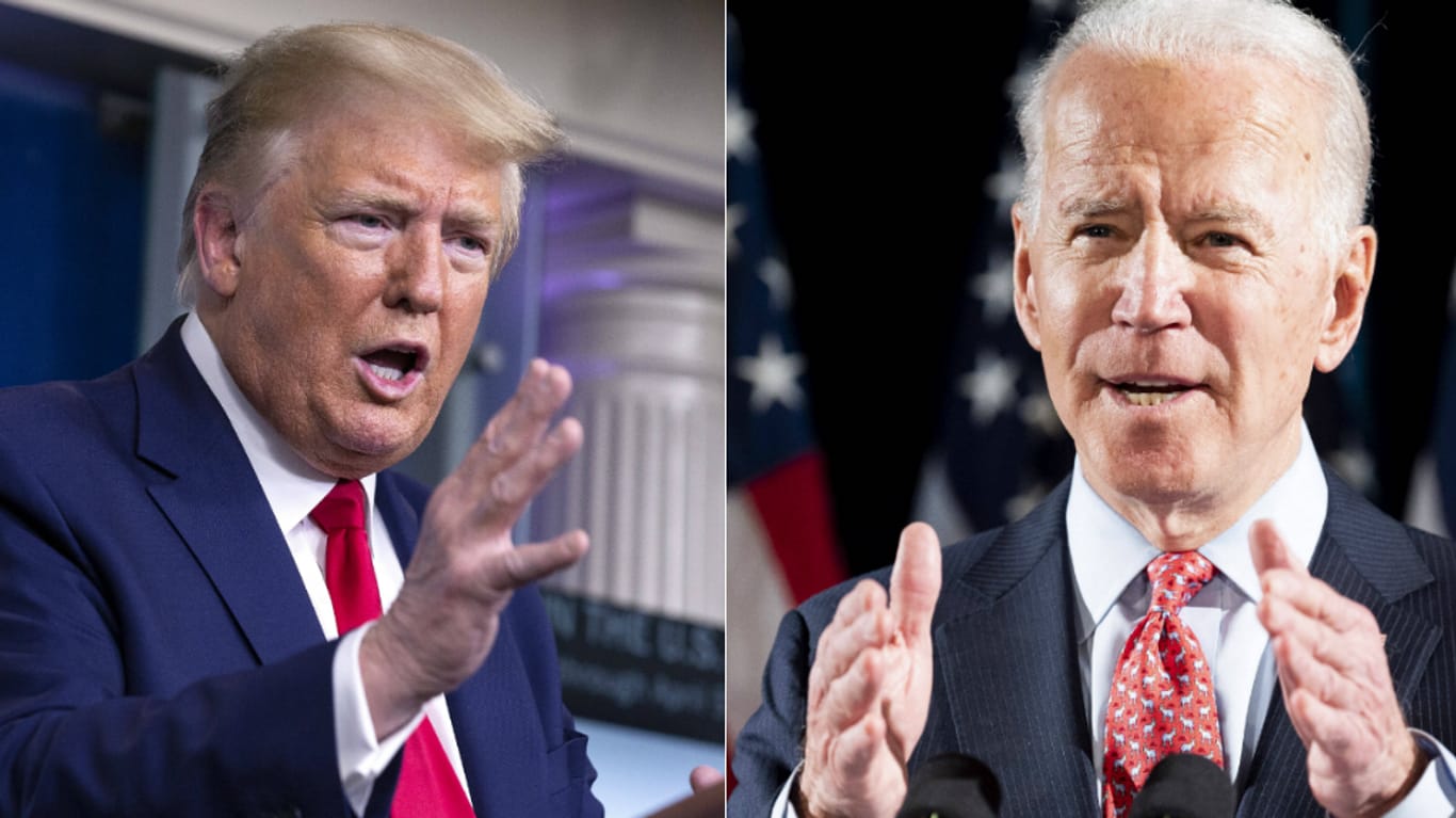 Donald Trump und Joe Biden: Sie sind die wahrscheinlichsten Präsidentschaftskandidaten ihrer Parteien.