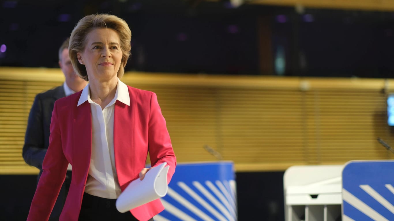 Ursula von der Leyen: Die EU-Kommissionspräsidentin will die Exit-Strategie von Brüssel vorstellen.
