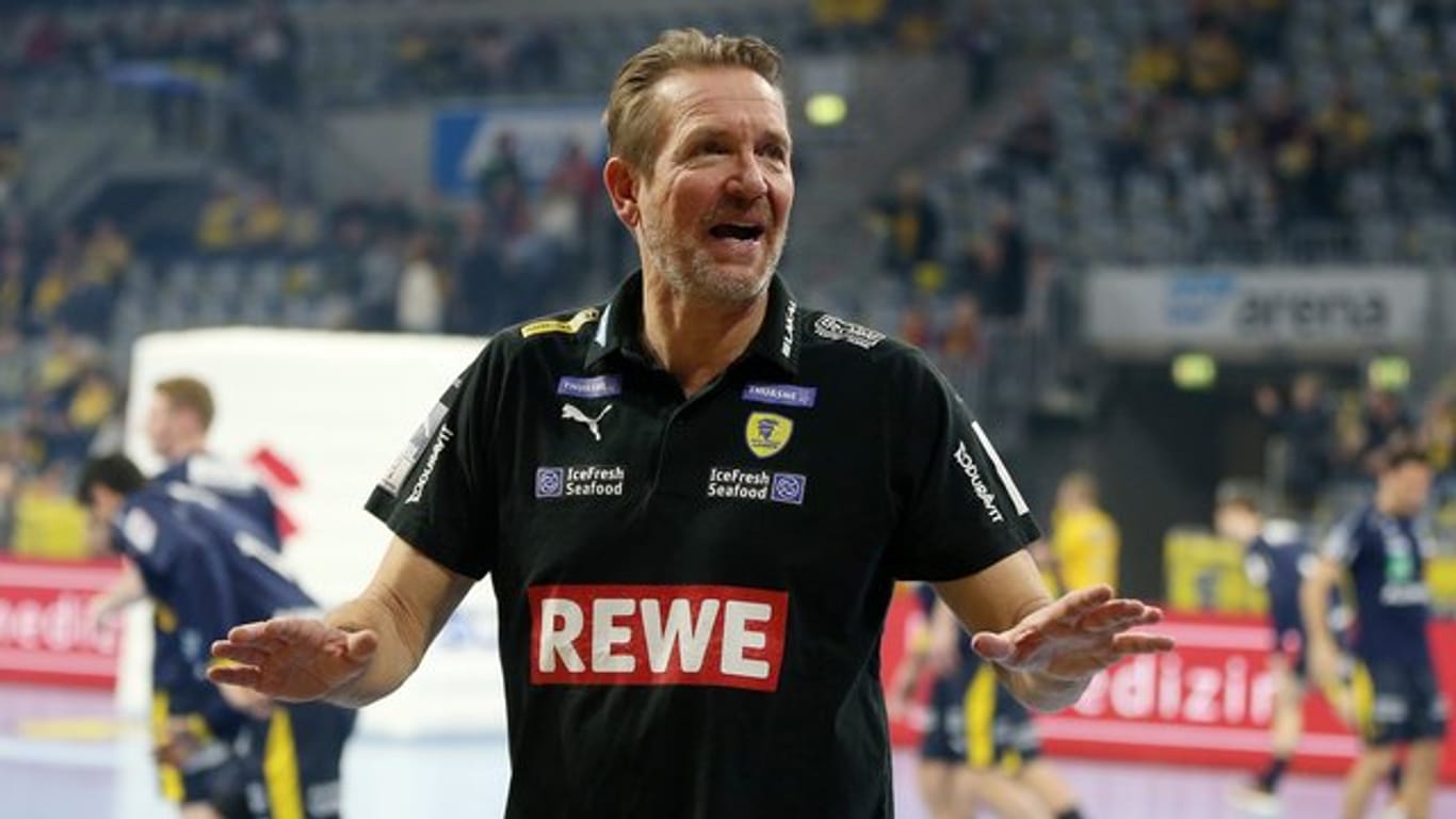 Wünscht sich eine Fortsetzung der Handball-Saison: Löwen-Coach Martin Schwalb.