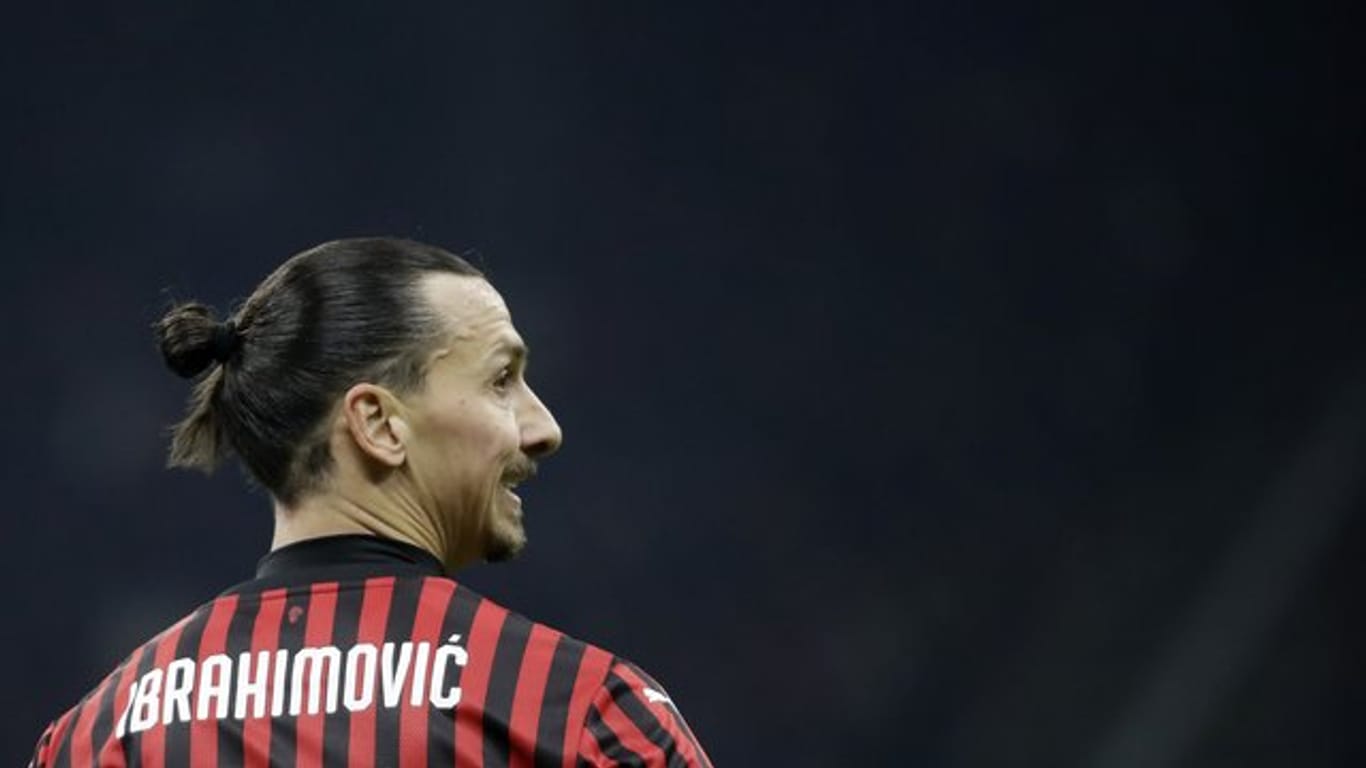 Hält sich in Schweden fit, wo weniger strikte Regelungen gelten als in Italien: Zlatan Ibrahimovic vom AC Mailand.