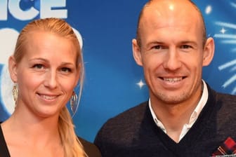 Arjen Robben und seine Frau Bernadien Eillert.