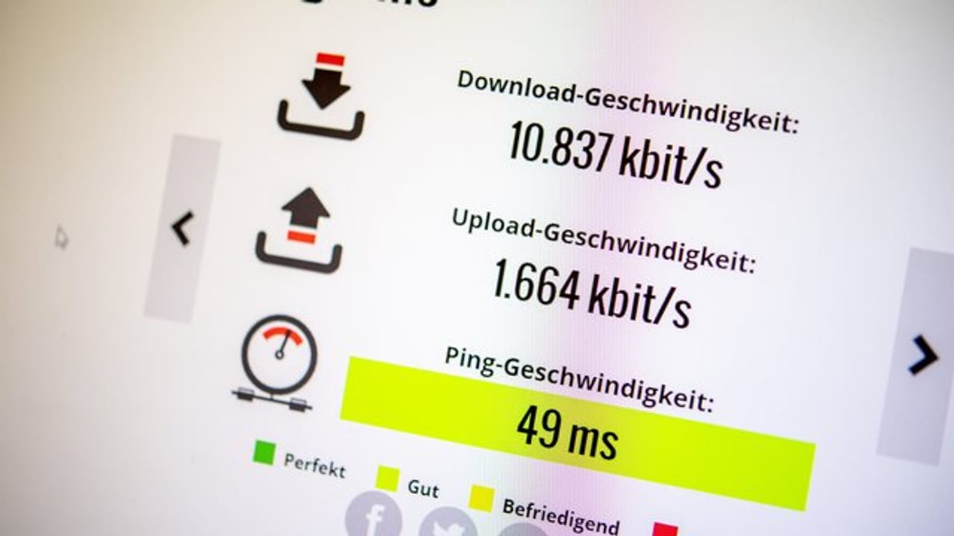 Messung von Internetgeschwindigkeit: Wenn die Leitung nicht so viel leistet, wie sie sollte, haben Nutzer verschiedene Möglichkeiten.