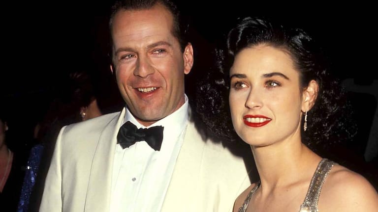 Bruce Willis und Demi Moore im Jahr 1990: Die beiden verstehen sich nach ihrer Scheidung weiterhin gut.